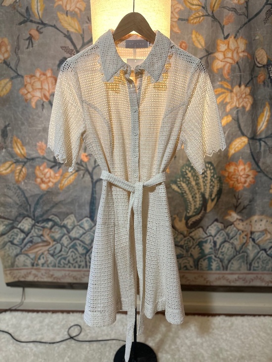 Nyland Dresses & Skirts - Nyland ‘Ursula’ Lace Button-Down Dress - Natural (S) NWT